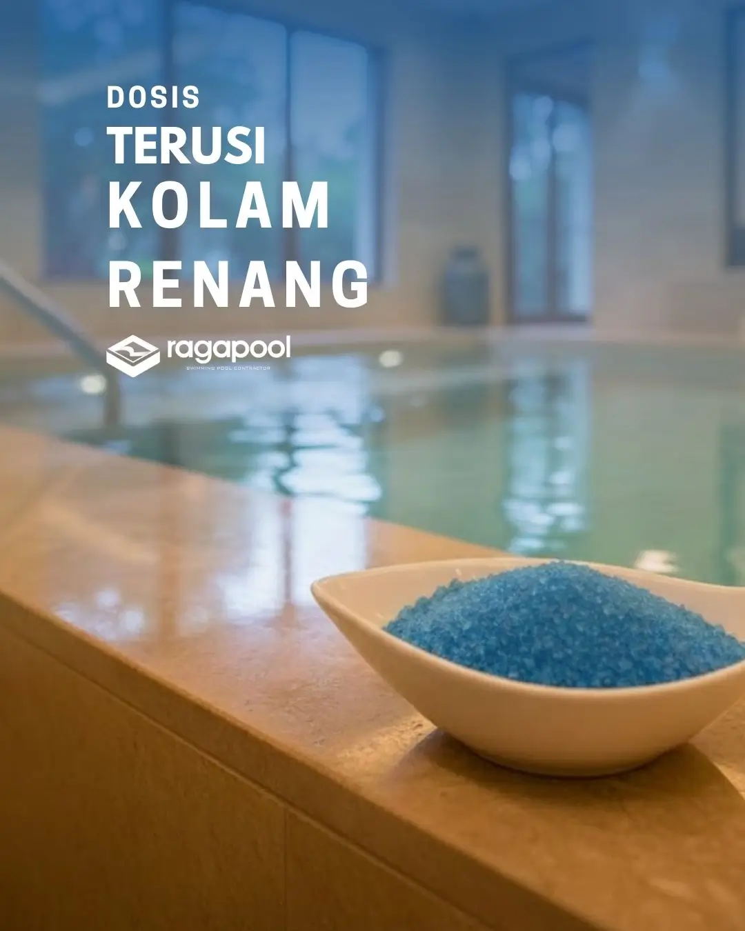 dosis terusi untuk kolam renang