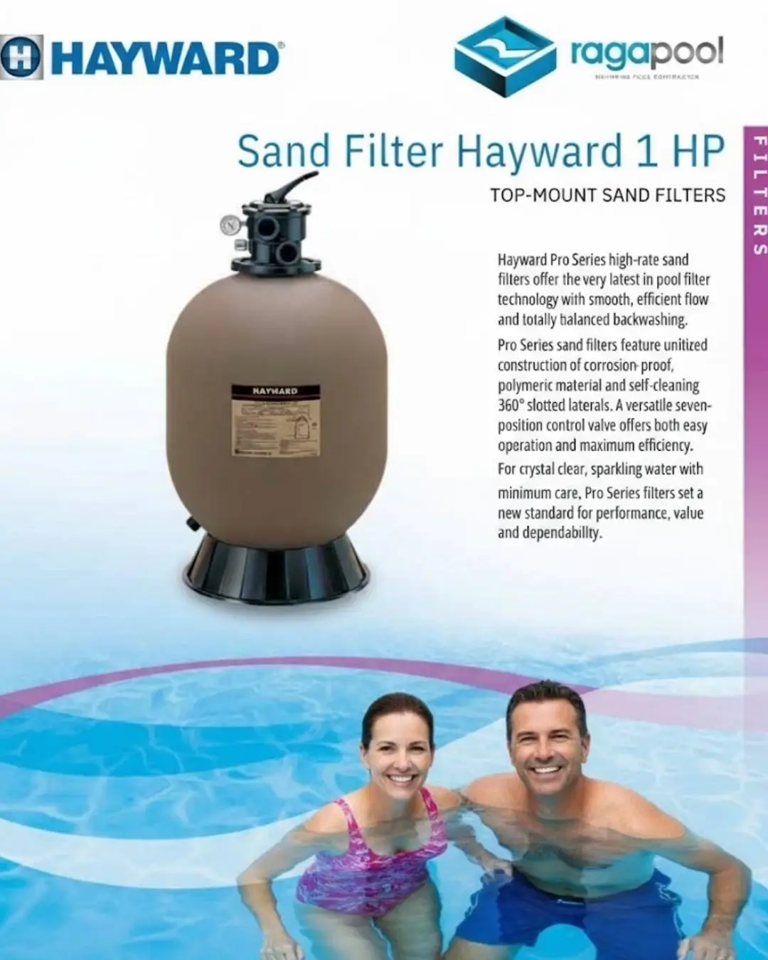 Sand Filter Hayward 1 HP