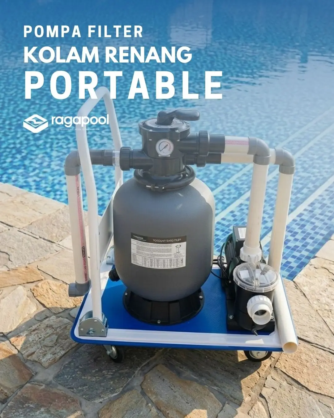 Pompa Filter Kolam Renang Portable