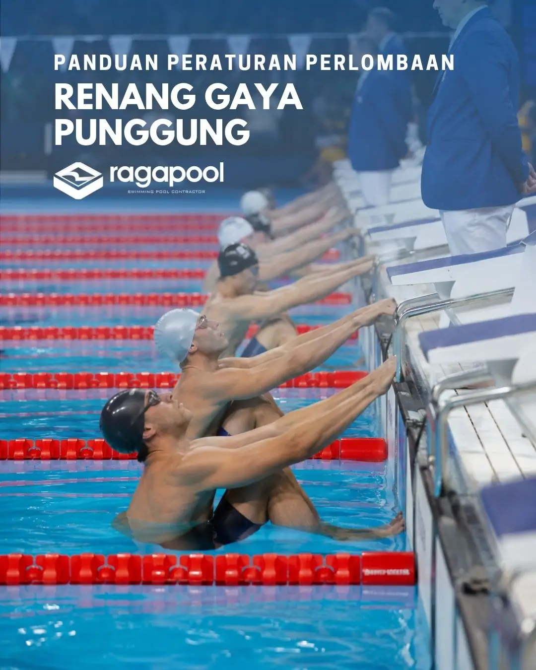 peraturan perlombaan renang gaya punggung