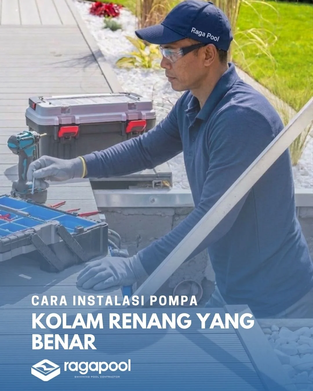 instalasi pompa kolam renang